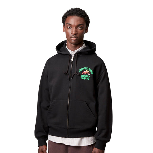 Carhartt WIP Hooded Pronto Sweat Jacket Black