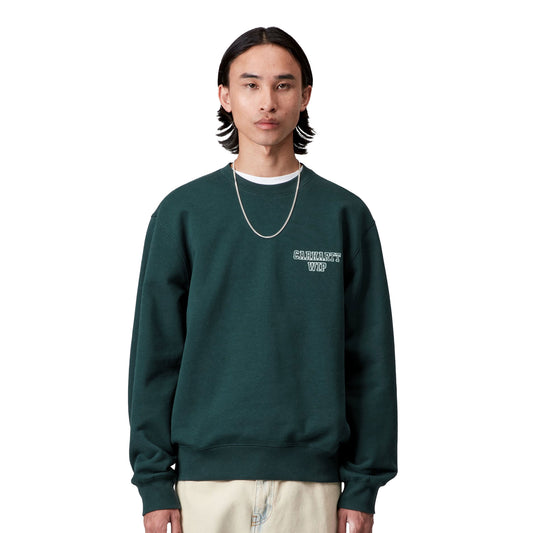 Carhartt WIP Alumni Sweat Dark Fir  - I03519005AXX