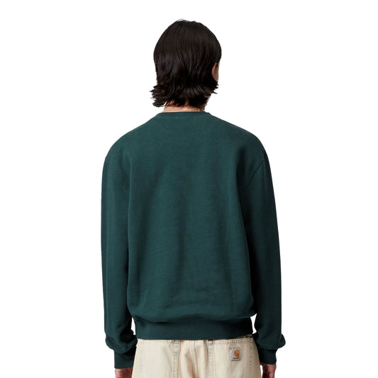 Carhartt WIP Alumni Sweat Dark Fir  - I03519005AXX