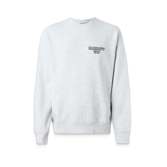Carhartt WIP Alumni Sweat Ash Heather  - I035190482XX