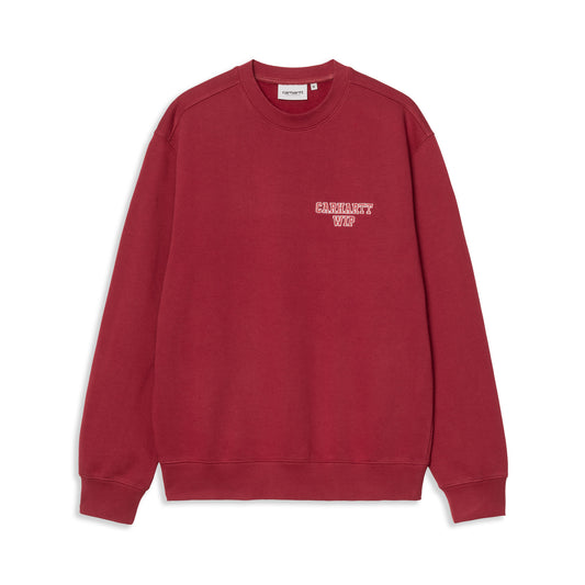 Carhartt WIP Alumni Sweat Scarlet  - I035190H8XX