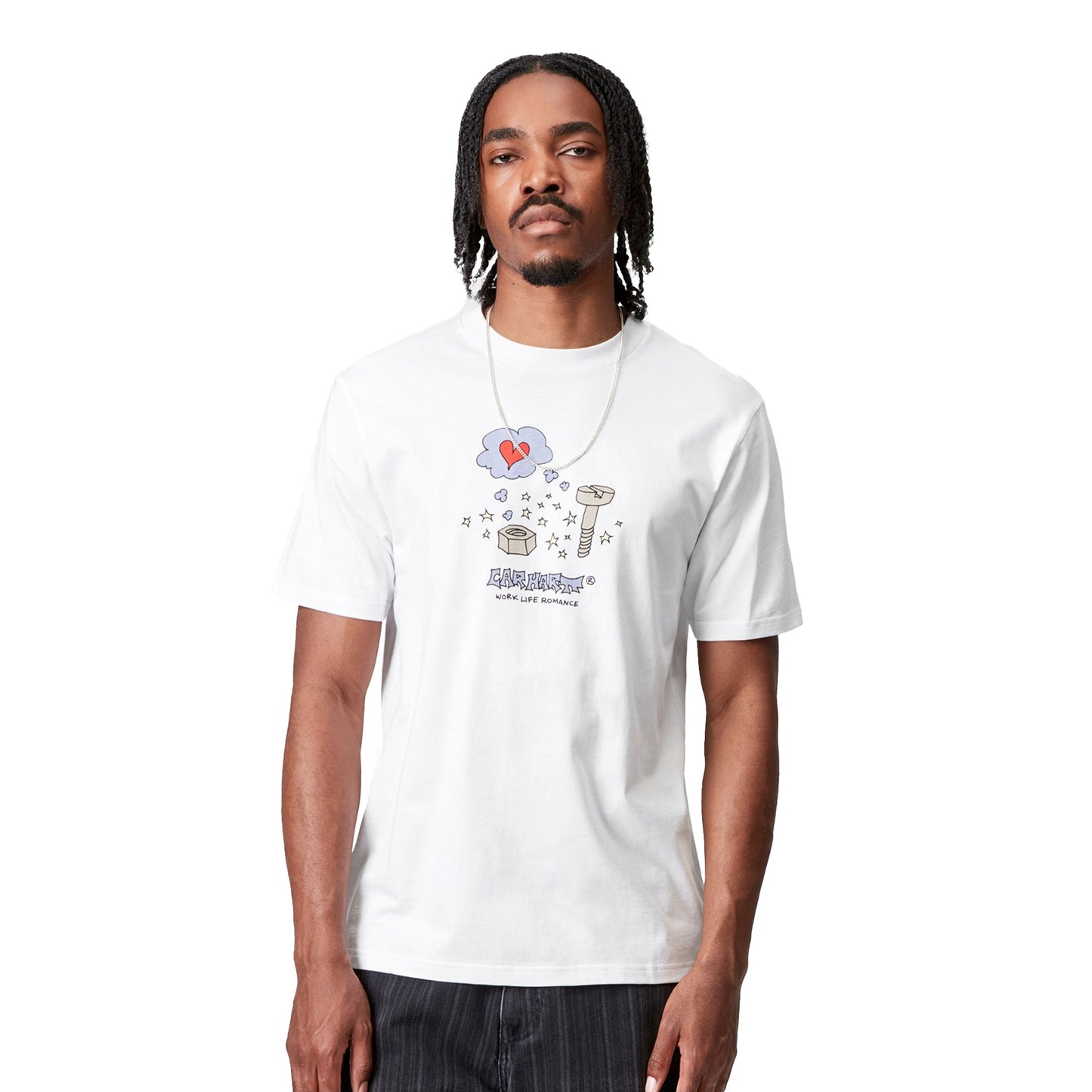 Carhartt WIP S/S Work Life Romance T-Shirt White