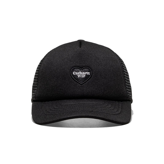 Carhartt WIP Heart Patch Trucker Cap Black