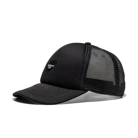 Carhartt WIP Heart Patch Trucker Cap Black