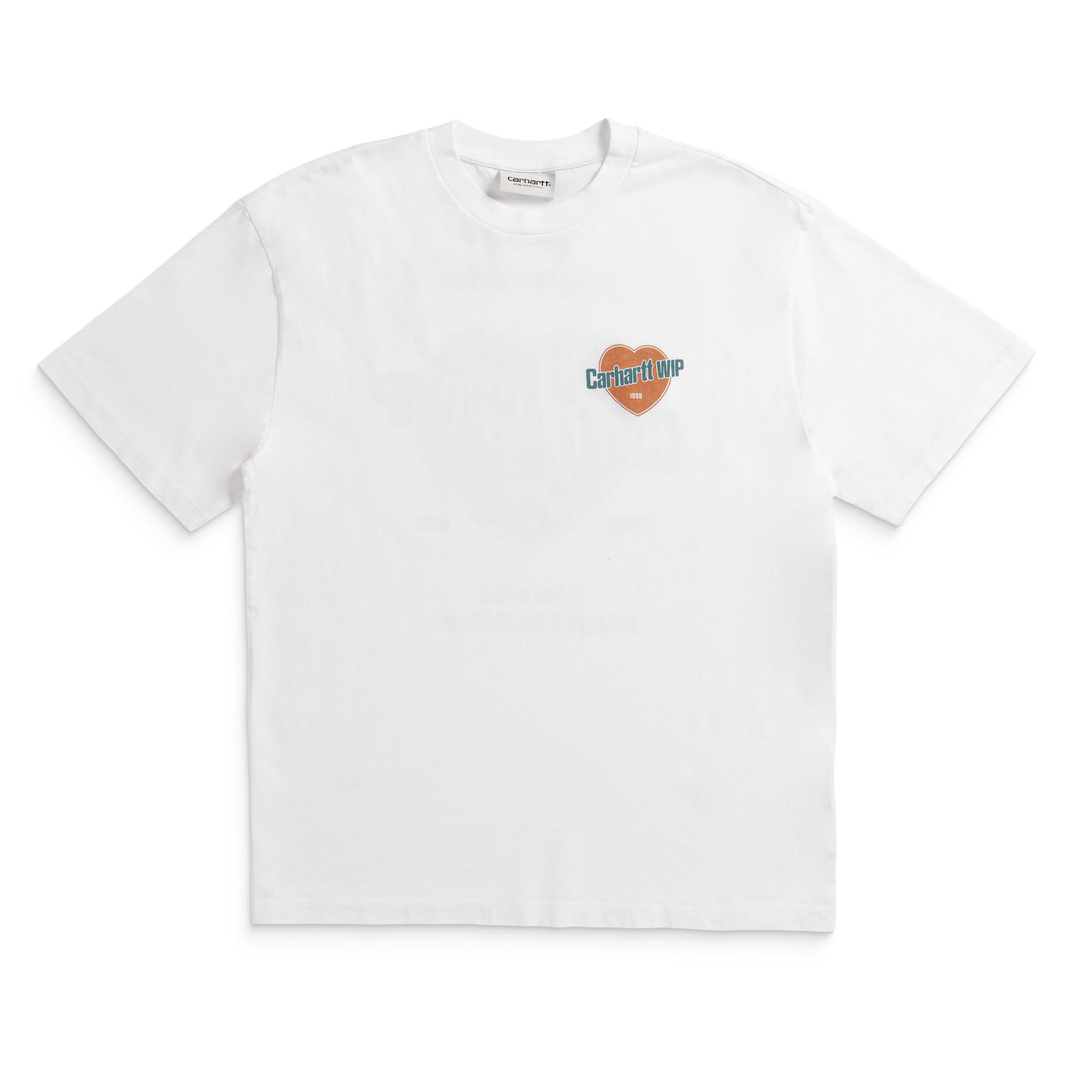 Carhartt WIP W S/S Growth T-Shirt White stone washed  - I0352640206