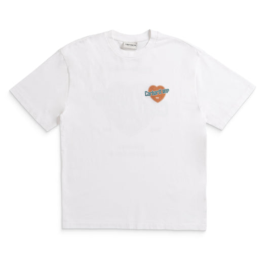 Carhartt WIP W S/S Growth T-Shirt White stone washed  - I0352640206