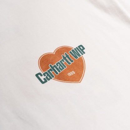 Carhartt WIP W S/S Growth T-Shirt White stone washed  - I0352640206