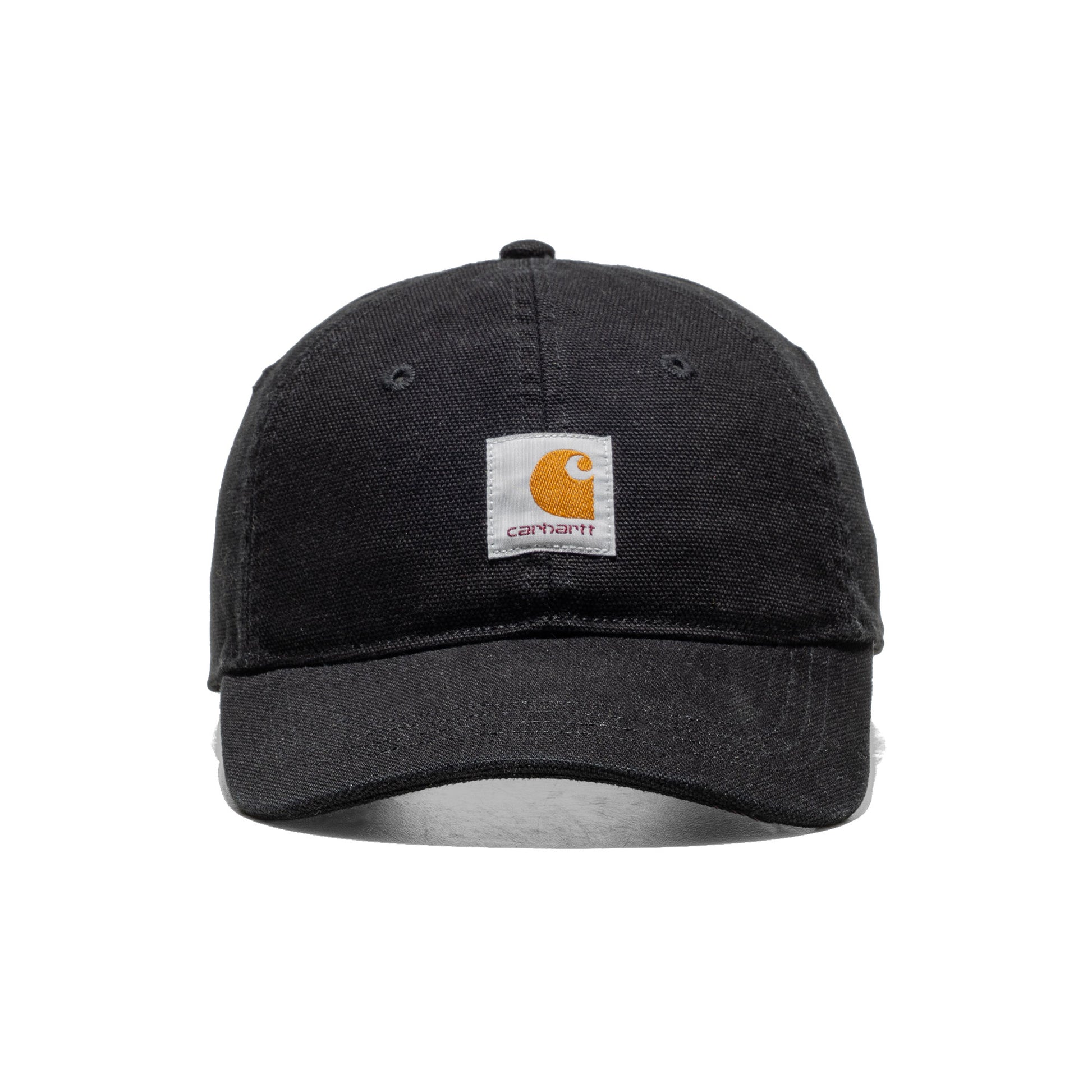 Carhartt WIP Selby Canvas Cap Black stone washed  - I0354148906