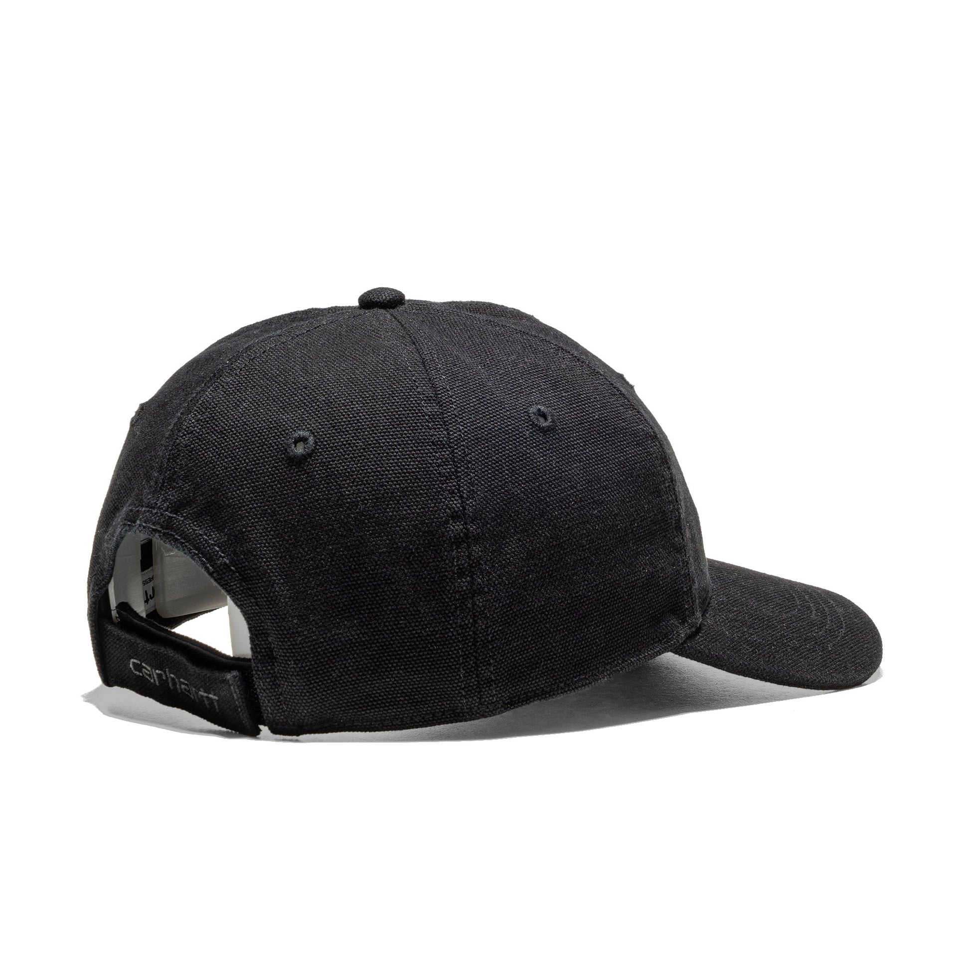 Carhartt WIP Selby Canvas Cap Black stone washed  - I0354148906