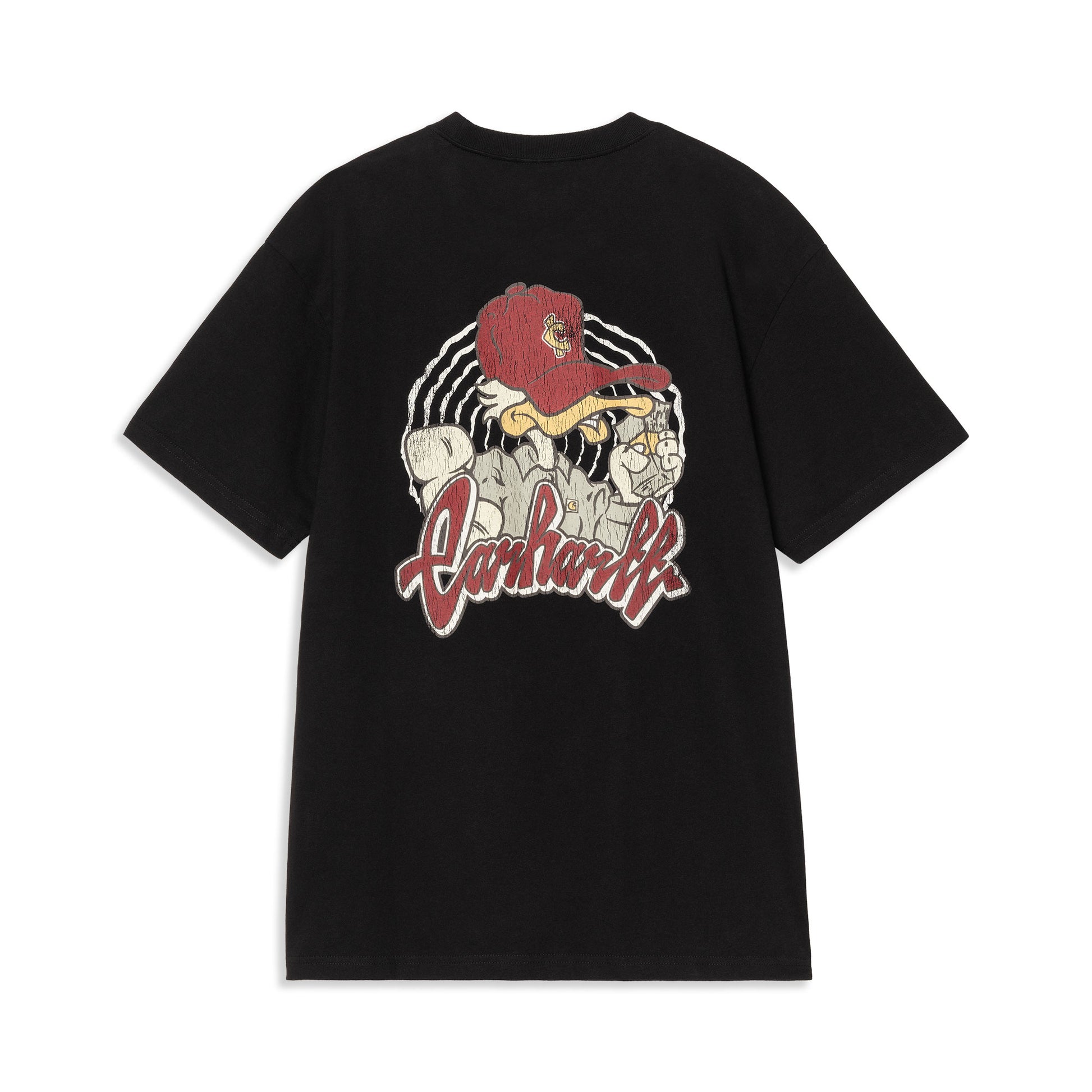 Carhartt WIP S/S Chedda T-Shirt Black heavy stone wash  - I0354288960