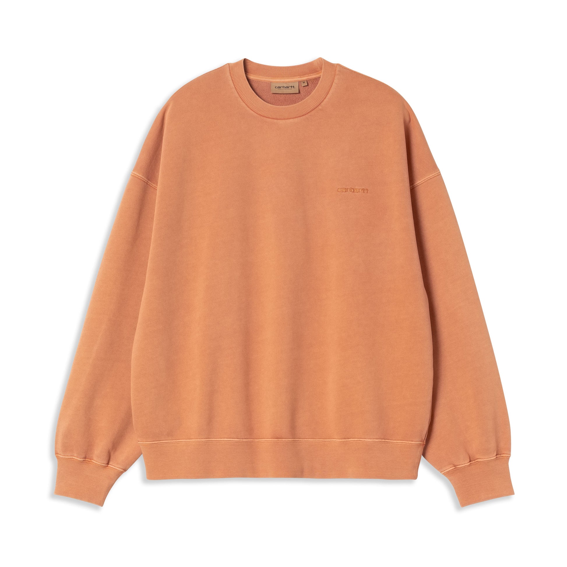 Carhartt WIP Benton Sweat Redhaven garment dyed  - I0354362ZYGD