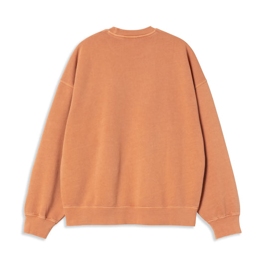 Carhartt WIP Benton Sweat Redhaven garment dyed  - I0354362ZYGD