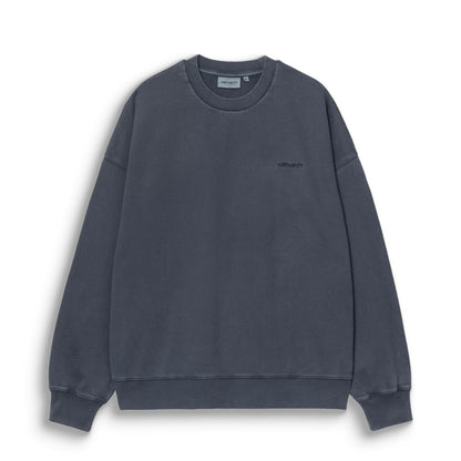 Carhartt WIP Benton Sweat Carbon garment dyed  - I0354363IWGD