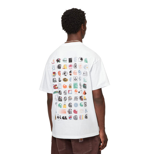 Carhartt WIP S/S C Logo Archive T-Shirt White  - I03543902XX