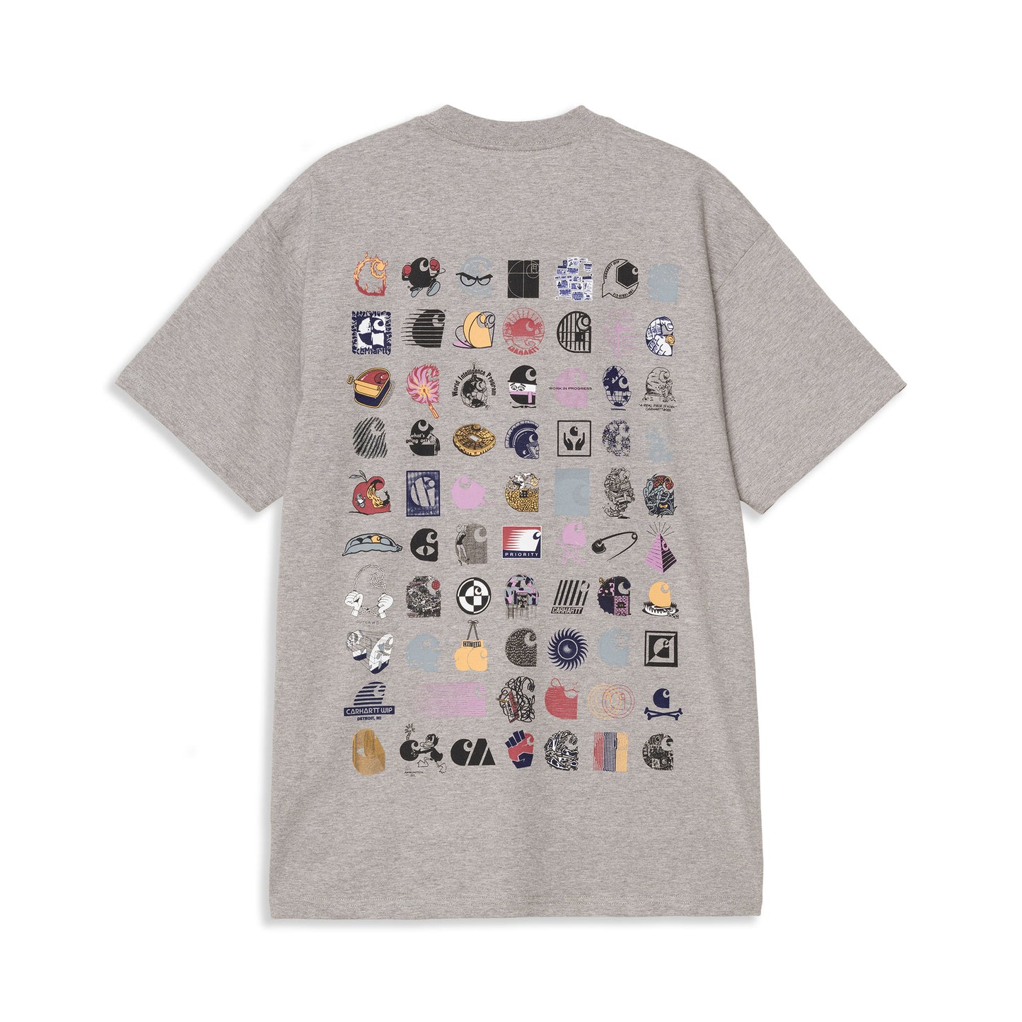 Carhartt WIP S/S C Logo Archive T-Shirt Grey Heather  - I035439V6XX