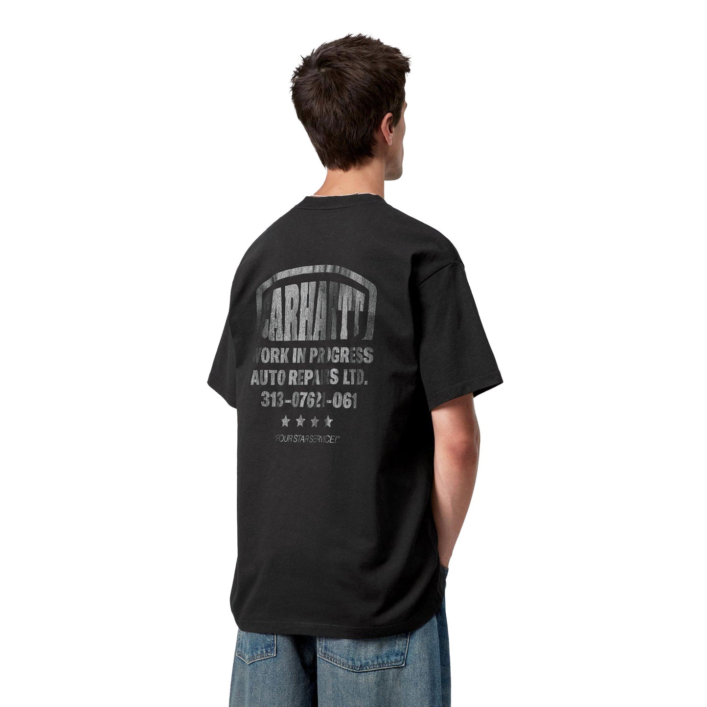 Carhartt WIP S/S Four Star T-Shirt Black  - I03544389XX