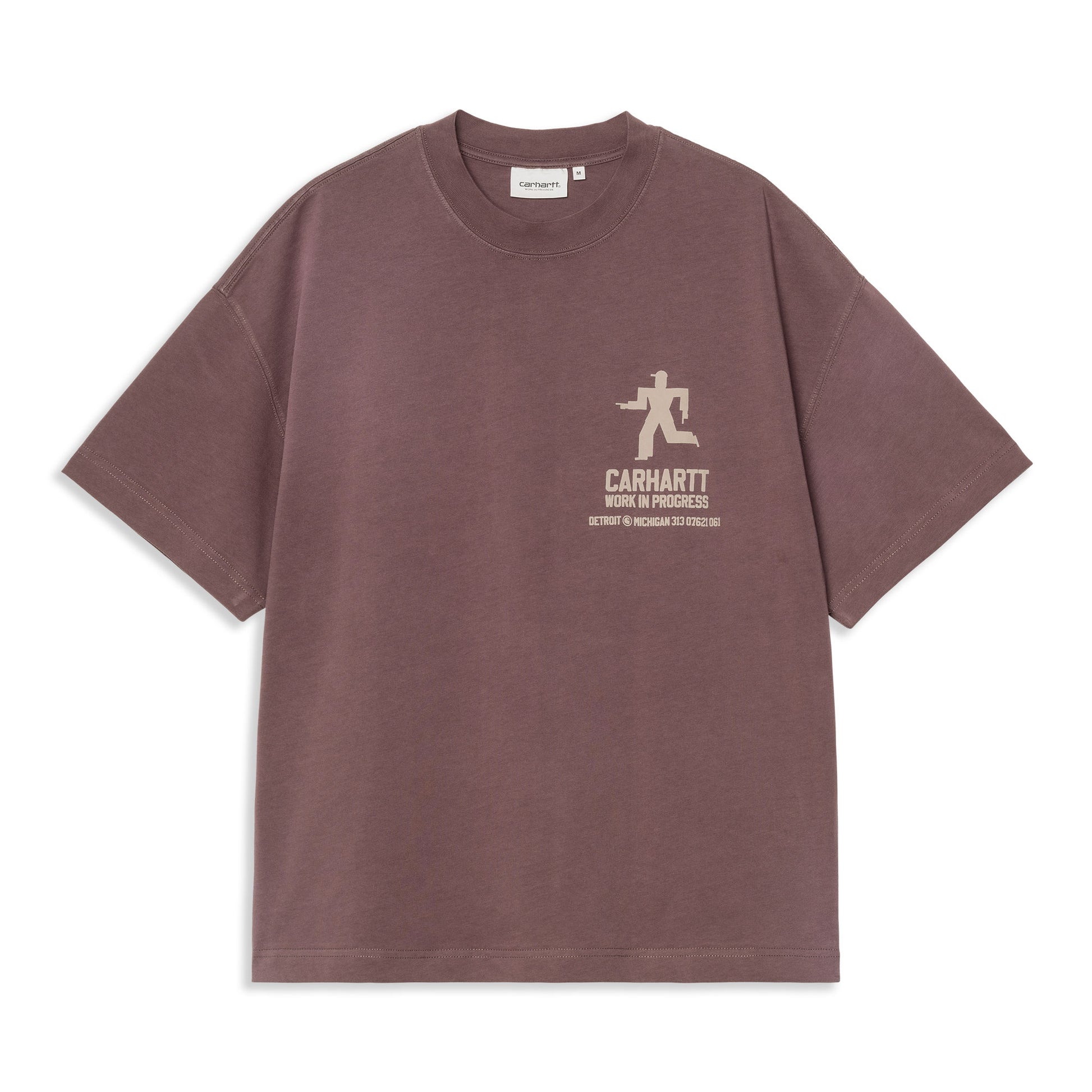 Carhartt WIP S/S Distance T-Shirt Palisander stone dyed  - I03544933H4J
