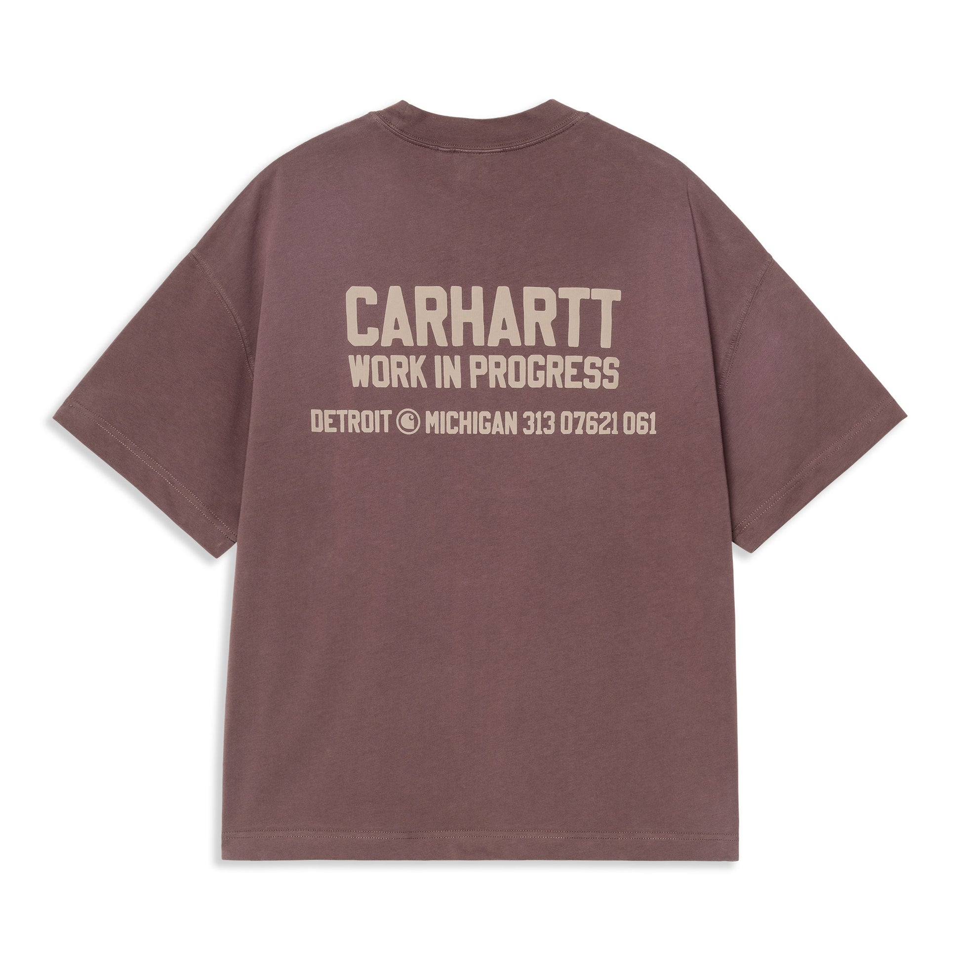 Carhartt WIP S/S Distance T-Shirt Palisander stone dyed  - I03544933H4J