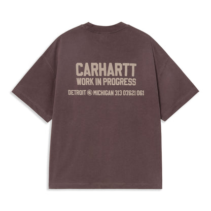 Carhartt WIP S/S Distance T-Shirt Palisander stone dyed