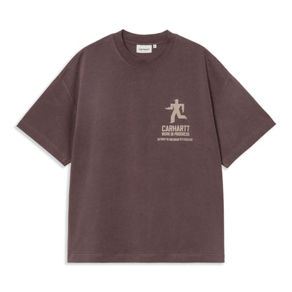 Carhartt WIP S/S Distance T-Shirt Palisander stone dyed