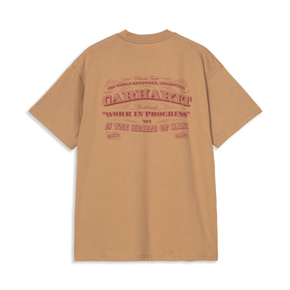 Carhartt WIP S/S 3 One 3 T-Shirt Peanut  - I0355032FSXX