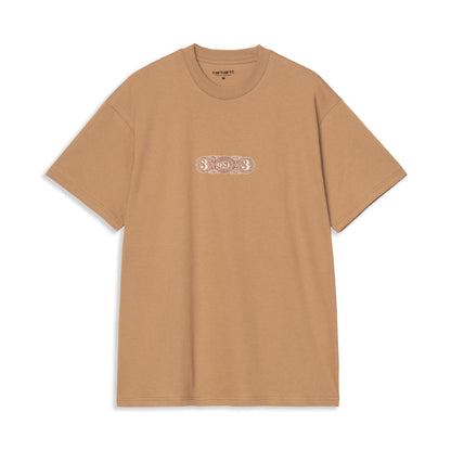 Carhartt WIP S/S 3 One 3 T-Shirt Peanut  - I0355032FSXX