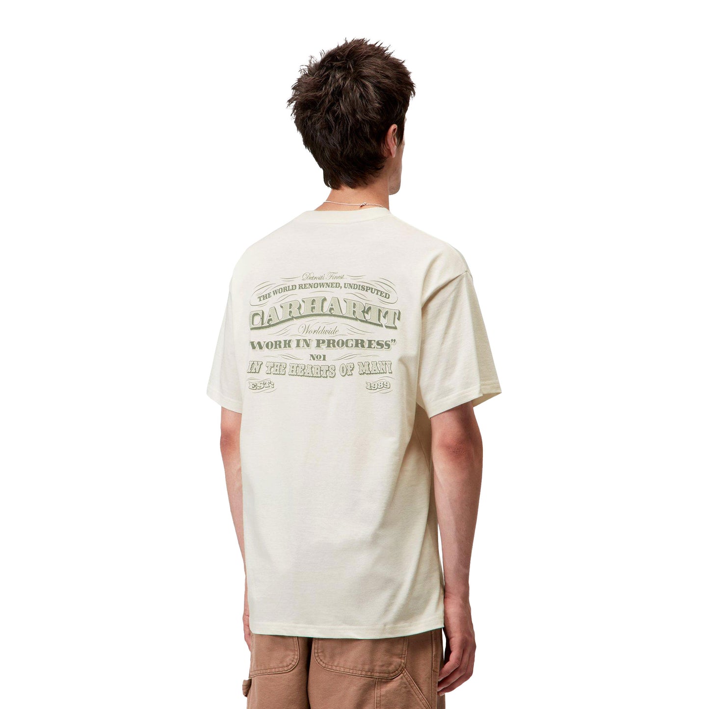 Carhartt WIP S/S 3 One 3 T-Shirt Wax  - I035503D6XX