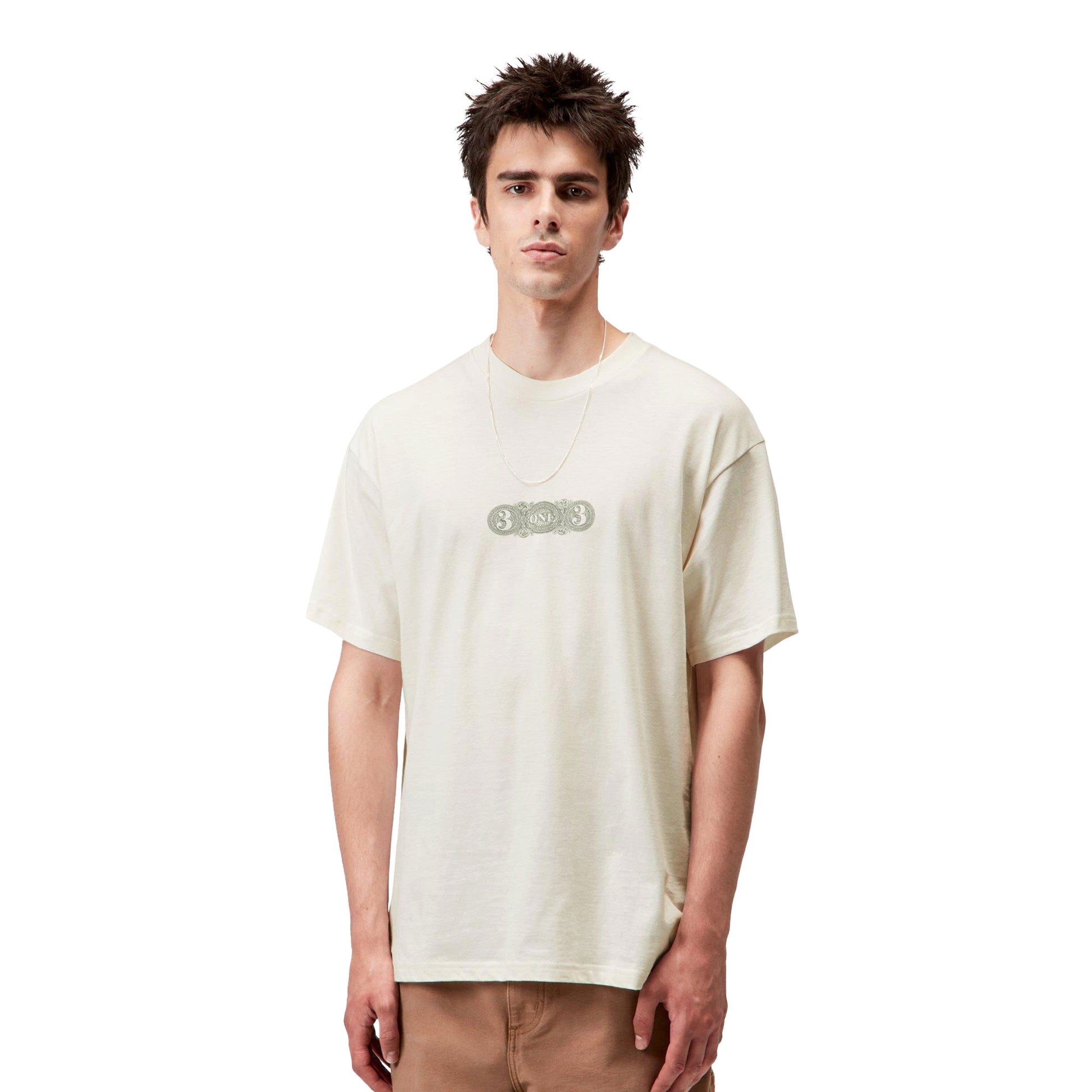 Carhartt WIP S/S 3 One 3 T-Shirt Wax  - I035503D6XX