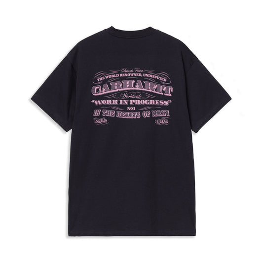 Carhartt WIP S/S 3 One 3 T-Shirt Deep Night  - I035503J0XX