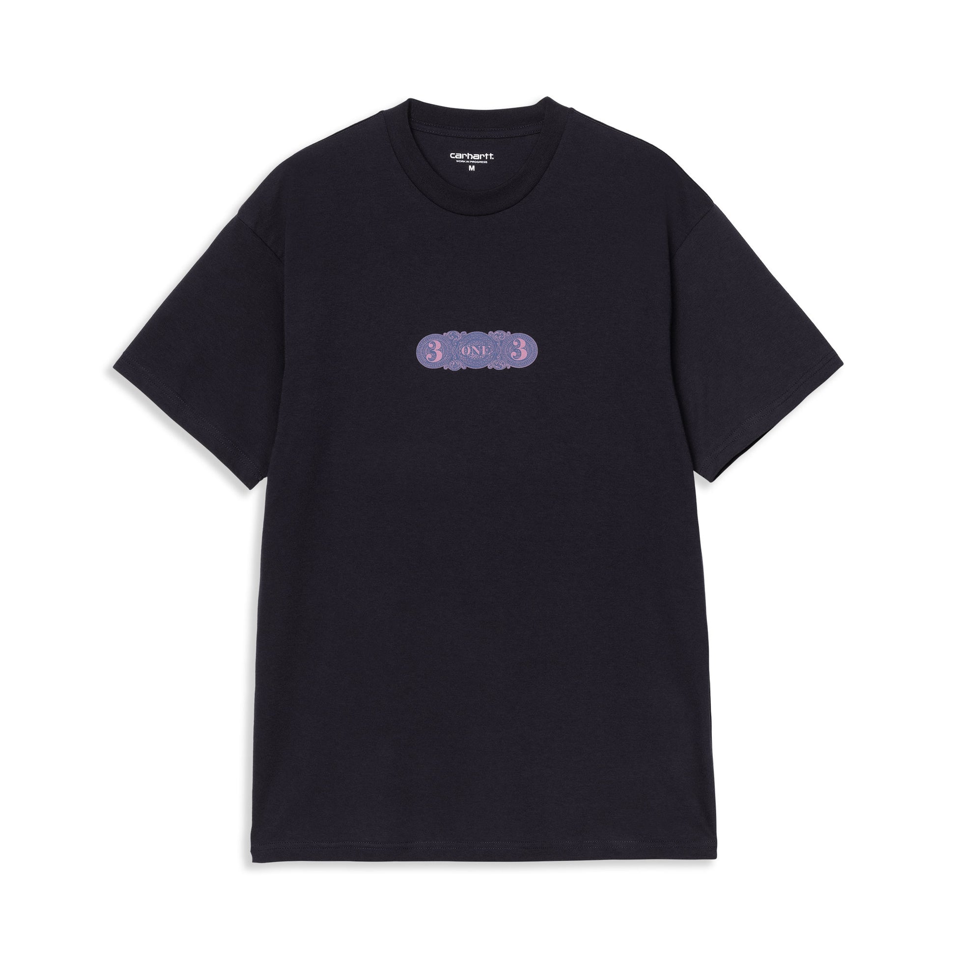 Carhartt WIP S/S 3 One 3 T-Shirt Deep Night  - I035503J0XX