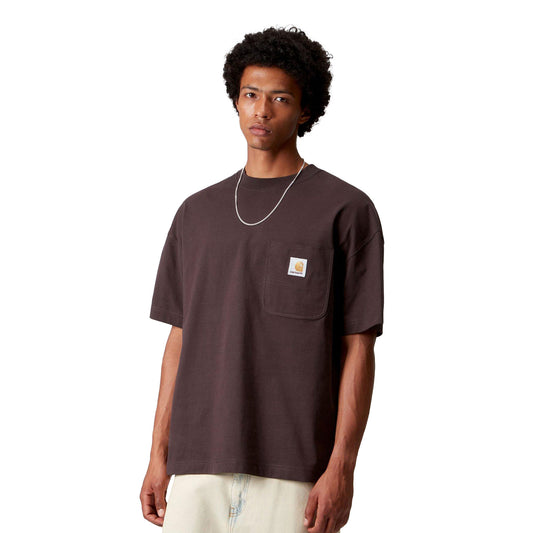Carhartt WIP S/S Work Pocket T-Shirt Palisander  - I03552333HXX