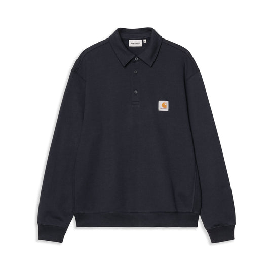 Carhartt WIP Polo Sweat Deep Night  - I035532J0XX