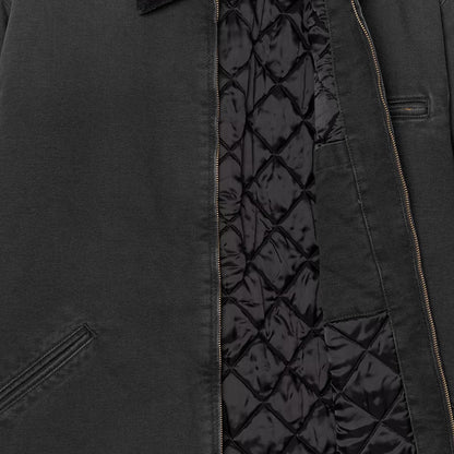 Carhartt WIP OG Detroit Jacket Black/Black stone canvas  - I03561400E4O