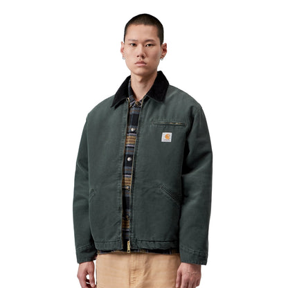 Carhartt WIP OG Detroit Jacket Raven/Black stone canvas  - I0356143WM4O