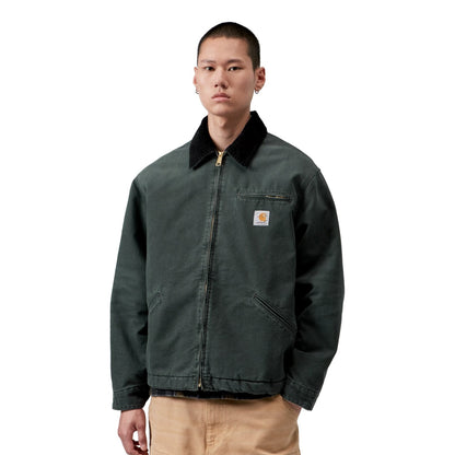 Carhartt WIP OG Detroit Jacket Raven/Black stone canvas  - I0356143WM4O