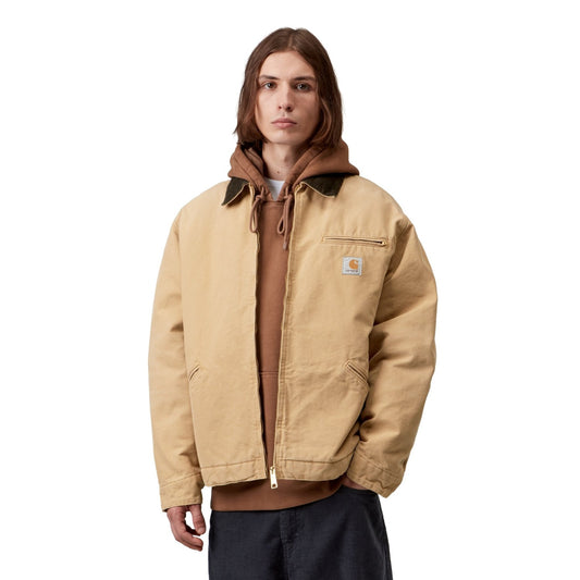Carhartt WIP OG Detroit Jacket Dusty Hamilton Brown/Tobacco  - I0356143WQ4O