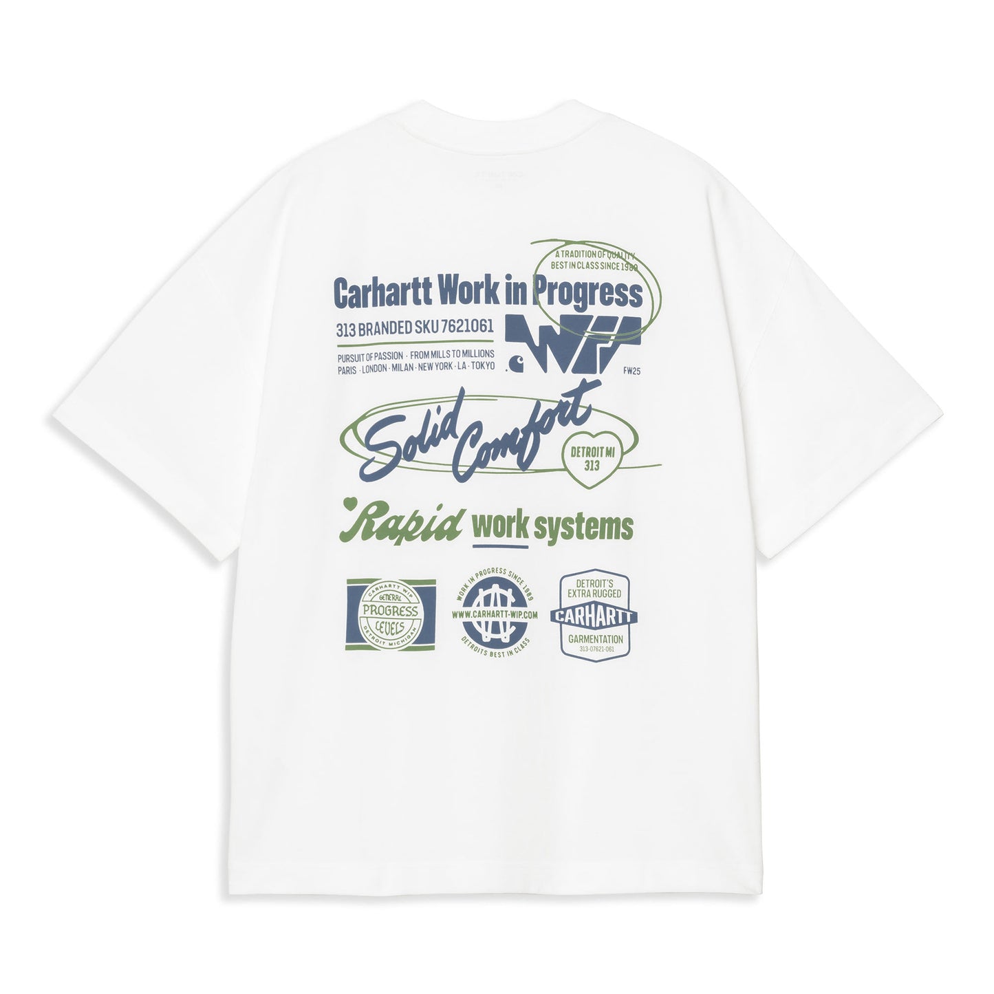 Carhartt WIP S/S Networks T-Shirt White  - I03562402XX