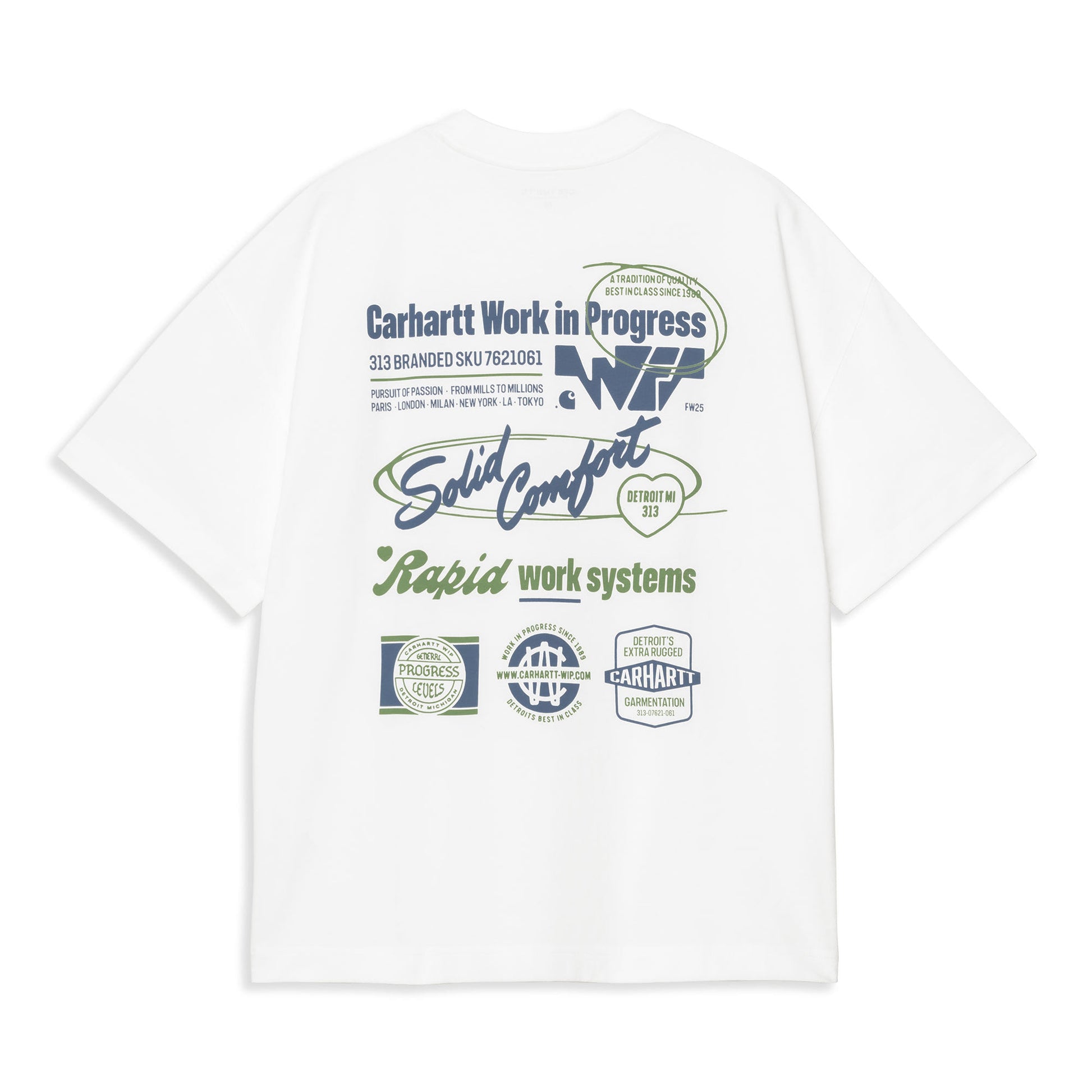 Carhartt WIP S/S Networks T-Shirt White  - I03562402XX