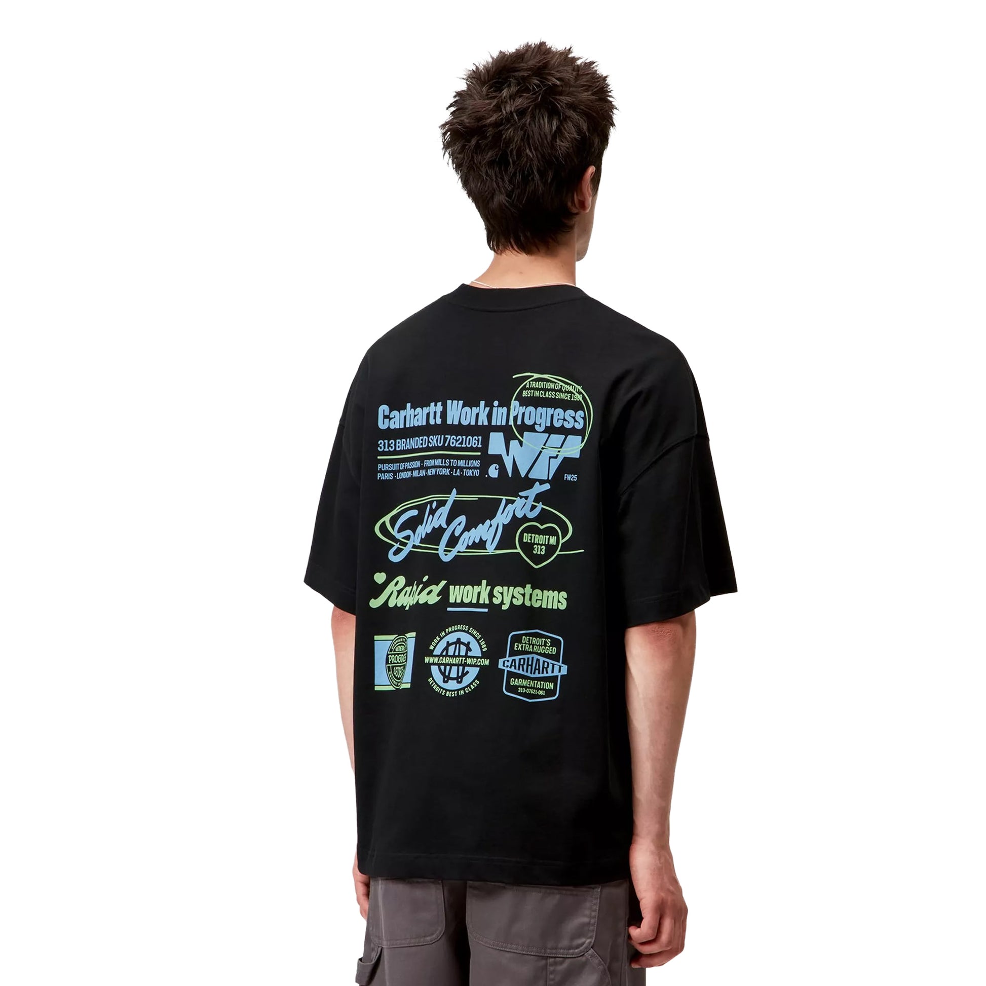 Carhartt WIP S/S Networks T-Shirt Black  - I03562489XX