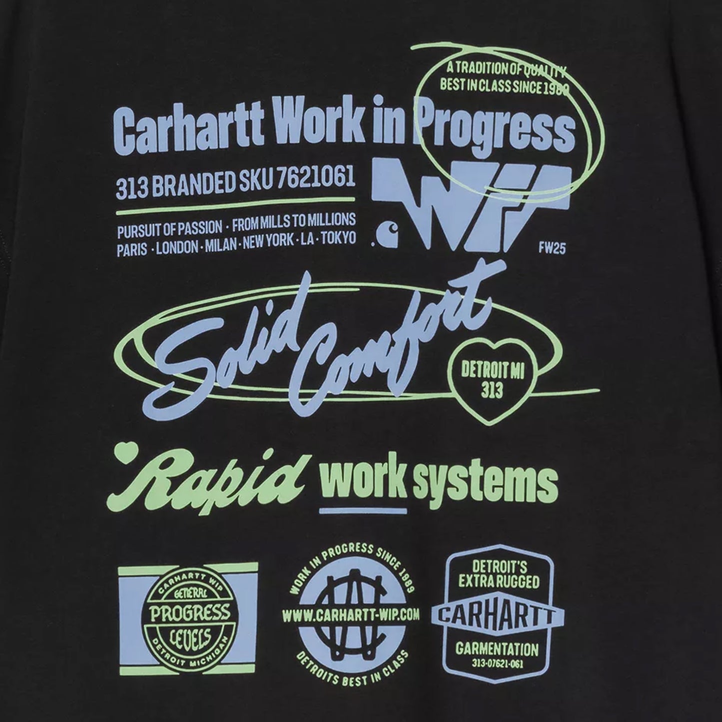 Carhartt WIP S/S Networks T-Shirt Black  - I03562489XX