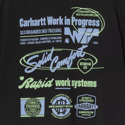Carhartt WIP S/S Networks T-Shirt Black  - I03562489XX