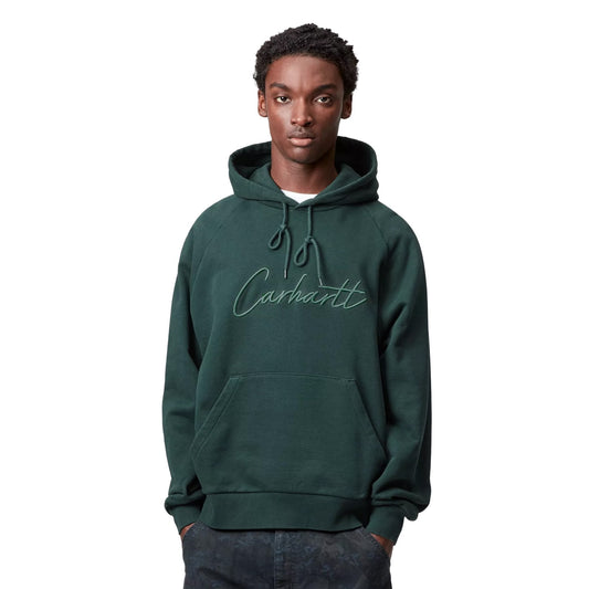 Carhartt WIP Hooded Ray Sweat Dark Fir  - I03564005AXX