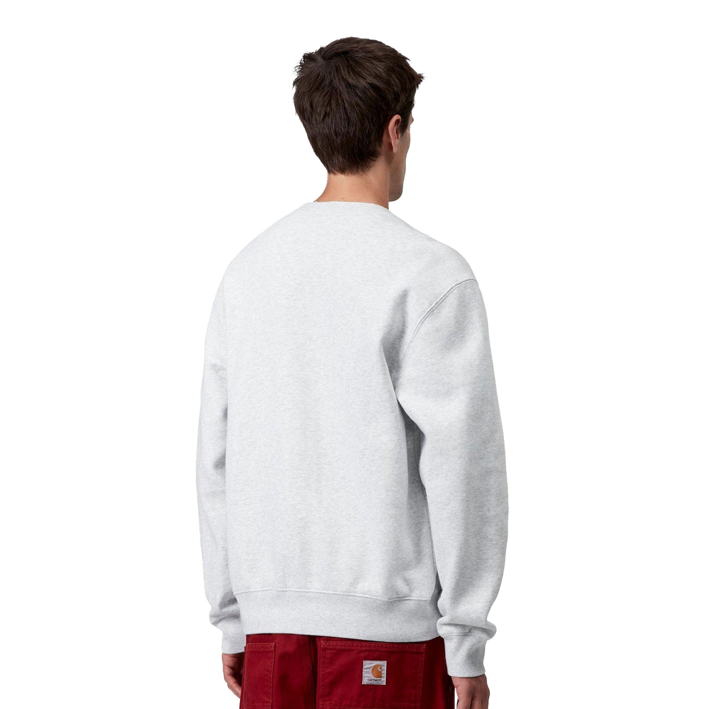 Carhartt WIP Schooling Sweat Ash Heather  - I035642482XX
