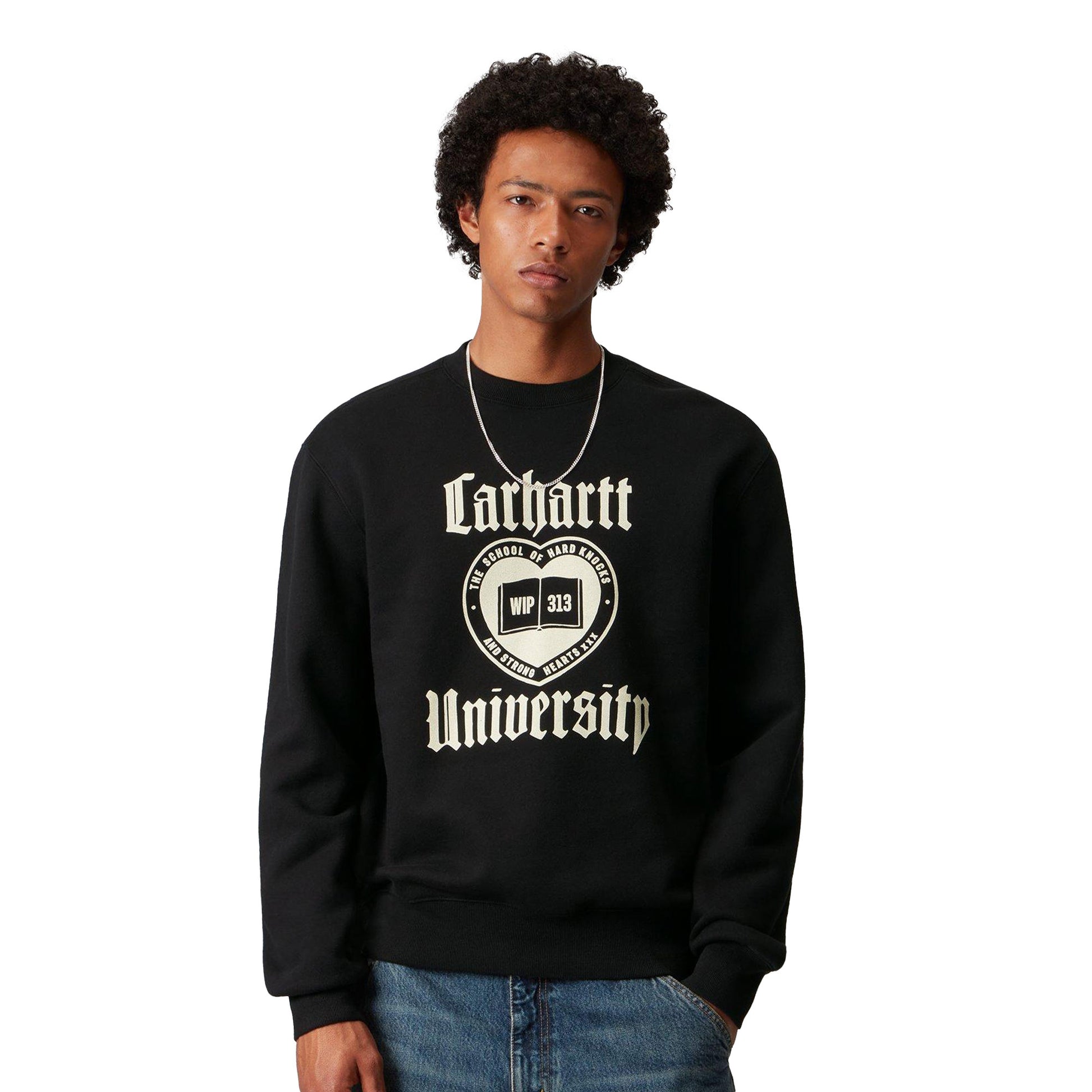Carhartt WIP Schooling Sweat Black  - I03564289XX