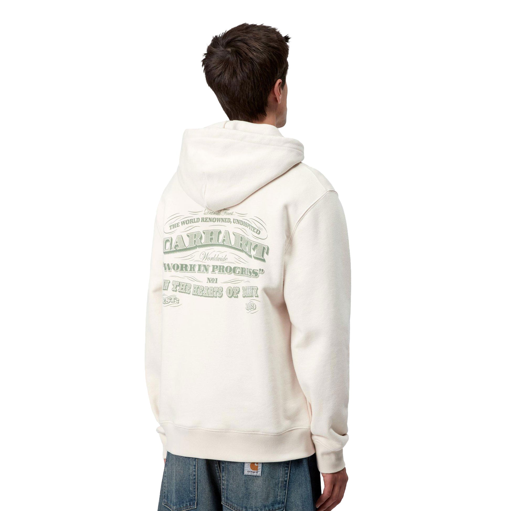 Carhartt WIP Hooded 3 One 3 Sweat Salt  - I0356451NGX