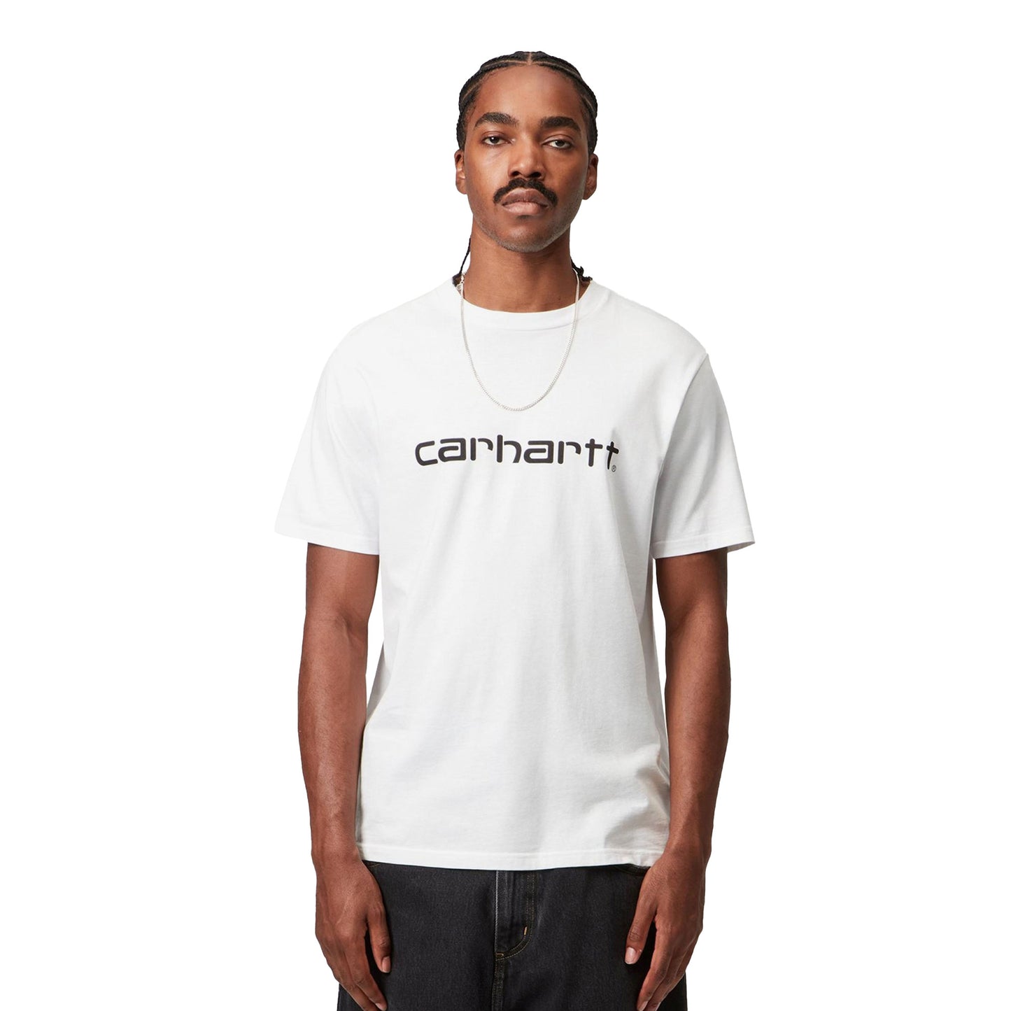 Carhartt WIP S/S Script T-Shirt White/Black