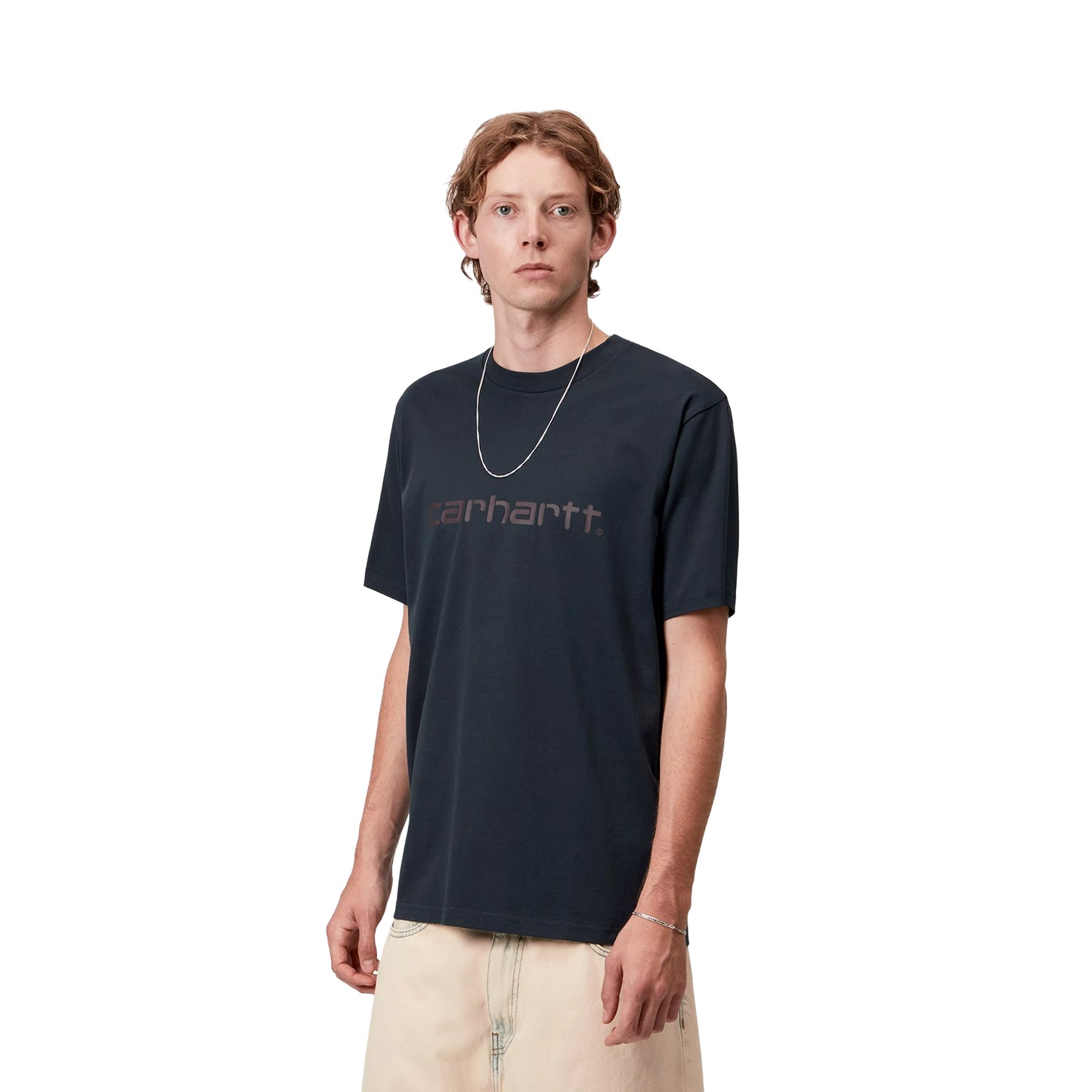 Carhartt WIP S/S Script T-Shirt Deep Night/Palisander