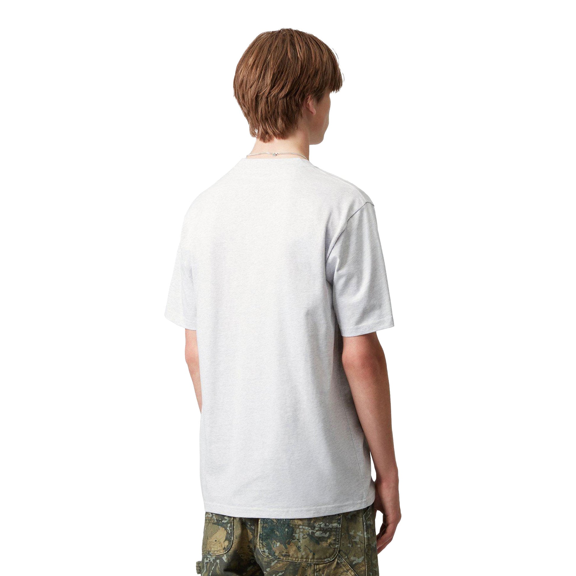 Carhartt WIP S/S Script T-Shirt Ash Heather/Rondo  - I03570038HXX