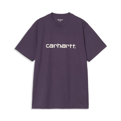 Carhartt WIP S/S Script T-Shirt Lokers/Salt  - I03570038IXX