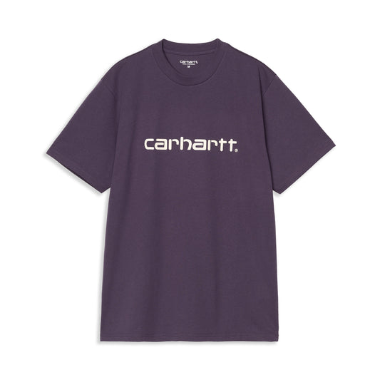 Carhartt WIP S/S Script T-Shirt Lokers/Salt  - I03570038IXX